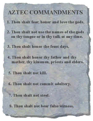 Indian Commandments
